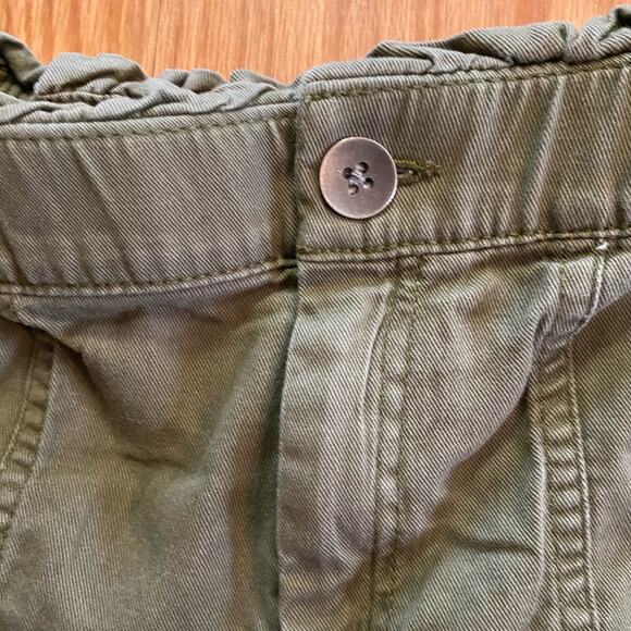 Old Navy Olive Green Soft Utility Alpine Tundra Paper Bag Shorts Womens XSmall - Picture 5 of 14